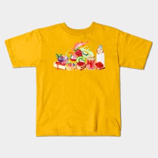 Jam and fruits Kids T-Shirt